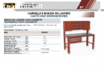 Banco da lavoro 3 cassetti e armadietti